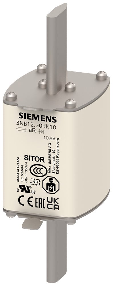 Siemens SENTRON 3NB1 Sitor Fuse link 450 A ar 440 V DC/500 V vsi 500 V DC ul @MBC 6xin