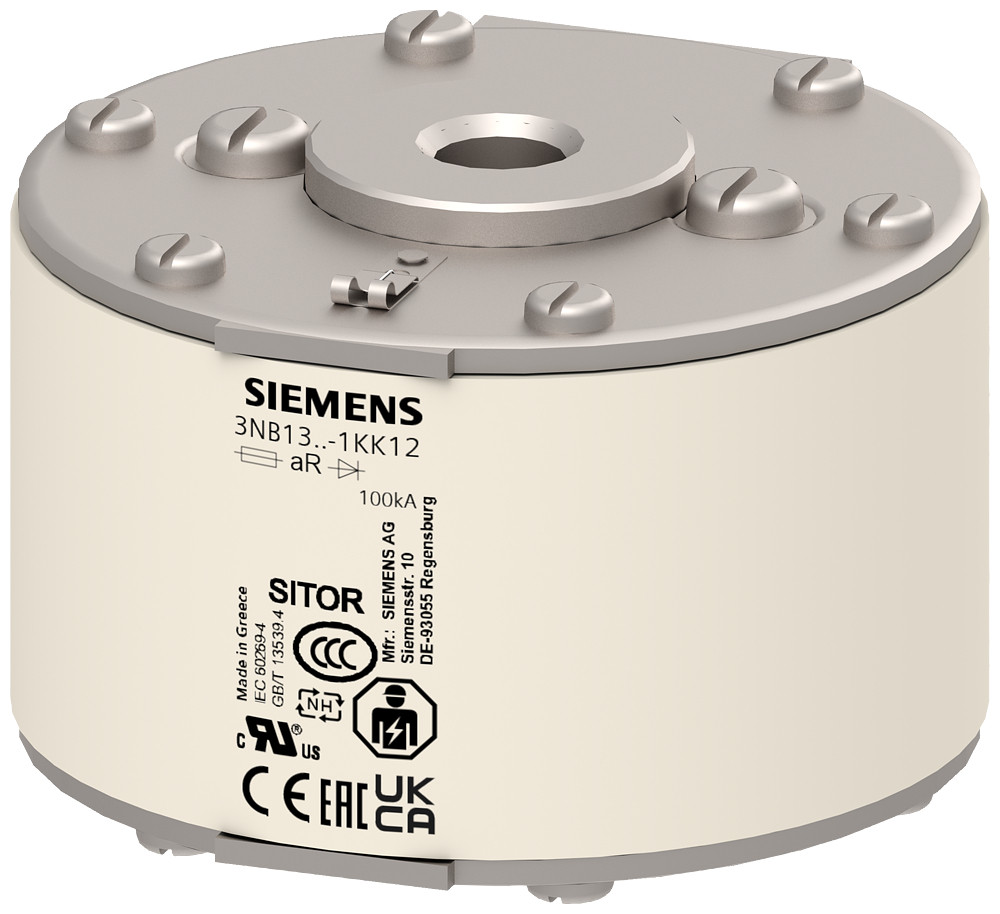 Siemens Sitor Fuse link 630 A ar 600 V DC/1000 V vsi 750 V DC ul @MBC 6xin