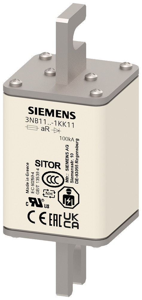Siemens Sitor Fuse link 630 A ar 600 V DC/750 V vsi 700 V DC ul @MBC 6xin