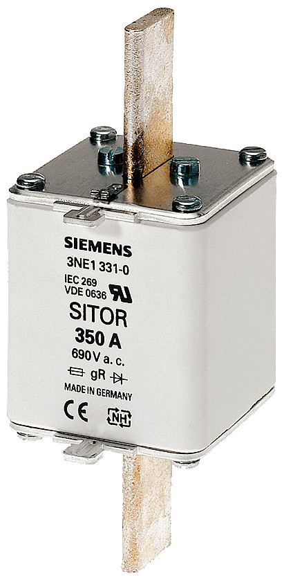 Siemens Sitor fuse smeltpatroon (mes) NH2 bovenkenmelder 450a