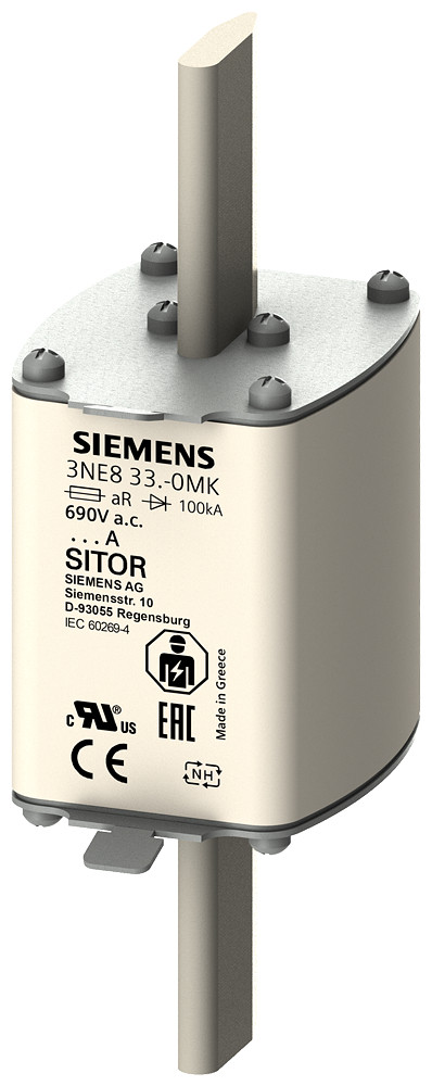 Siemens Sitor Fuse link, with blade contacts, NH2, in: 450 A, ar, un ac: 690 V