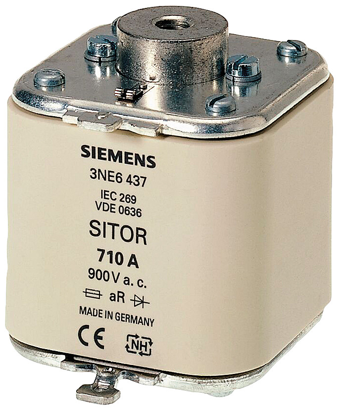 Siemens Sitor Fuse link, with female thread on both sides, NH3, in: 450 A, ar