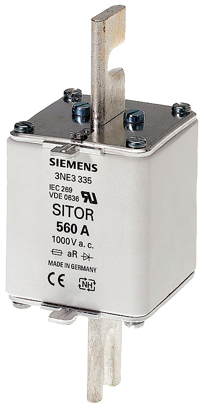 Siemens Sitor Fuse link, with slotted blade contacts, NH2, in: 450 A, GR