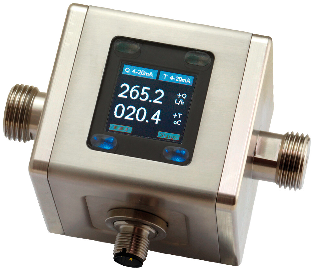 Siemens Sitrans FM100 full-bore electromagnetic flowmeter, process connection