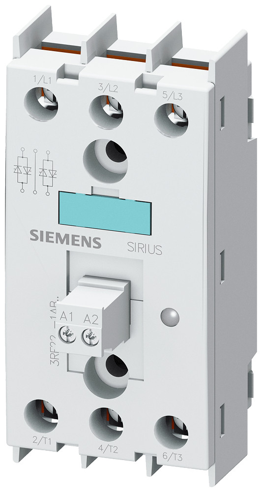 Siemens Semiconductor Relay 2RF2, 3-phase 30 A 48-600 V/4-30 V DC 2-phase cont
