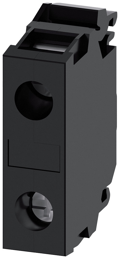 Siemens Support Terminal, black, screw terminal, for front plate mounting