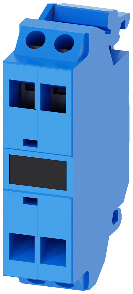 Siemens Support Terminal, blue, spring-type terminal, for front plate mounting