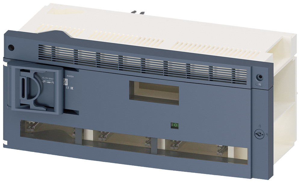 Siemens Switch connector with fuses in-line design pluggable NH2 400 A 4-pole ac23b 500V 55 (ac500v) ka manual operating