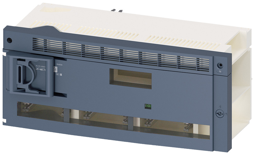 Siemens Switch Connector with fuses in-line design, pluggable NH3 630 A, 4-pol
