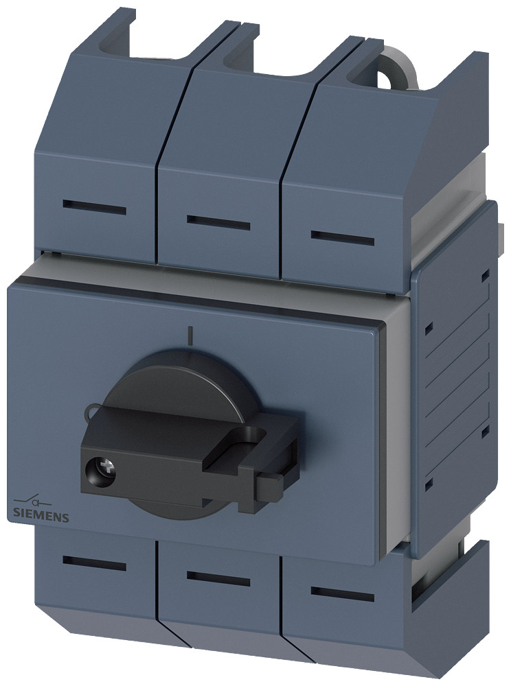 Siemens SENTRON 3KD0 Lastscheidingsschakelaar 100 A, uitv. 02, 3-polig frontaandrijving gec