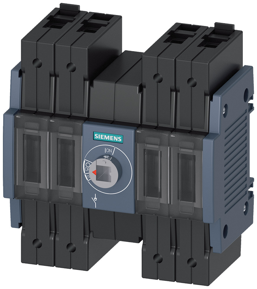 Siemens SENTRON 3KD3 Lastscheidingsschakelaar 100 A, uitv. 1, 4-polig frontaandrijving gece