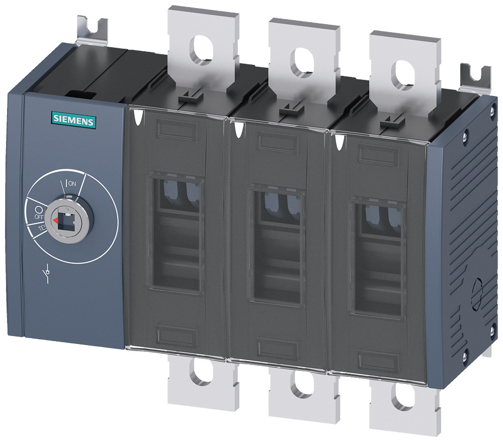 Siemens Switch Disconnector 1000 A, size 4, 3-pole, front operating mechanism