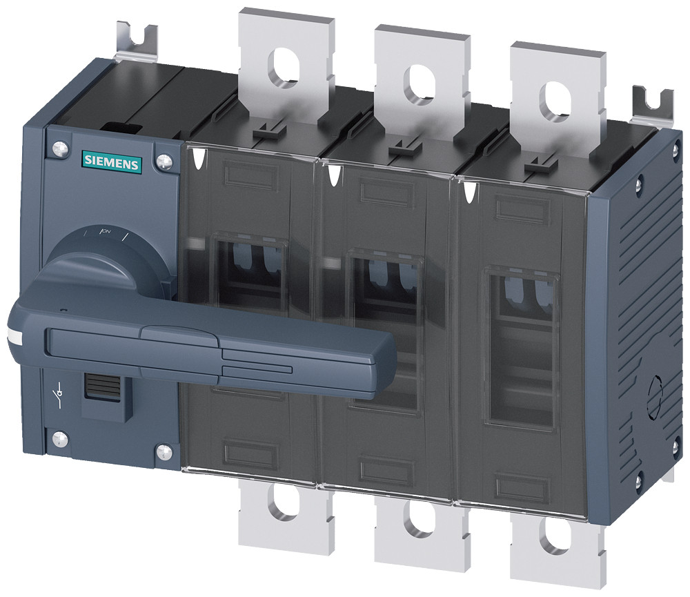 Siemens SENTRON 3KD5 Lastscheidingsschakelaar 1000 A, uitv. 4, 3-polig frontaandrijving lin