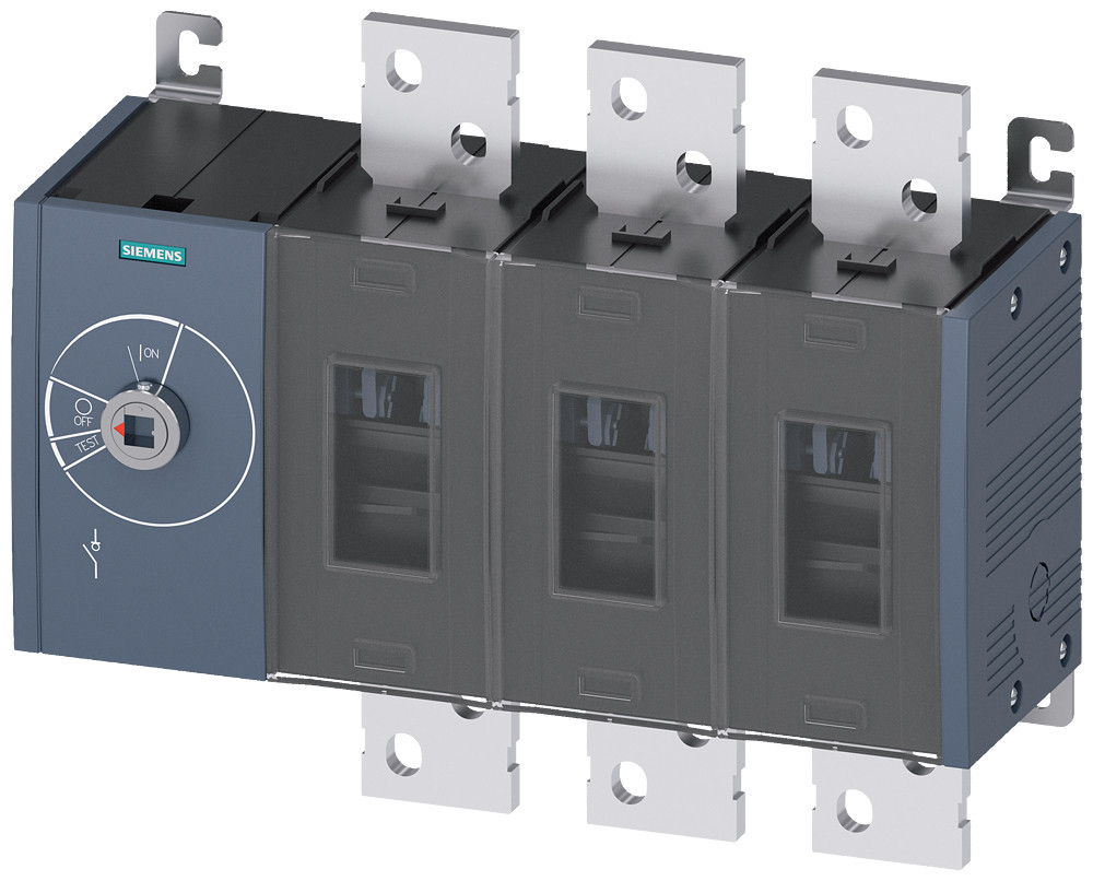 Siemens SENTRON 3KD5 Lastscheidingsschakelaar 2000 A, uitv. 5, 3-polig frontaandrijving lin