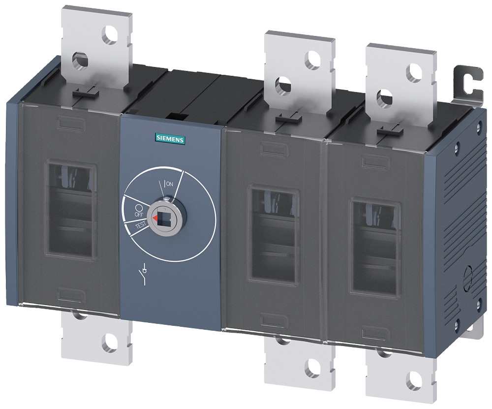 Siemens SENTRON 3KD5 Lastscheidingsschakelaar 2000 A, uitv. 5, 3-polig frontaandrijving gec