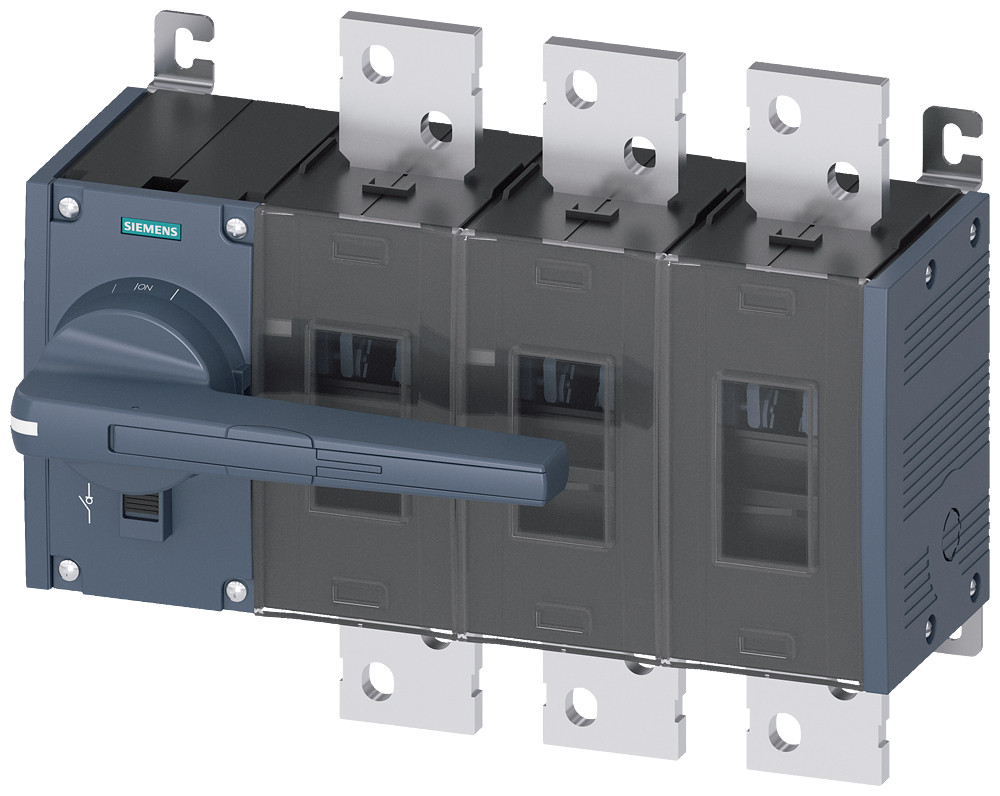 Siemens SENTRON 3KD5 Lastscheidingsschakelaar 2000 A, uitv. 5, 3-polig frontaandrijving lin