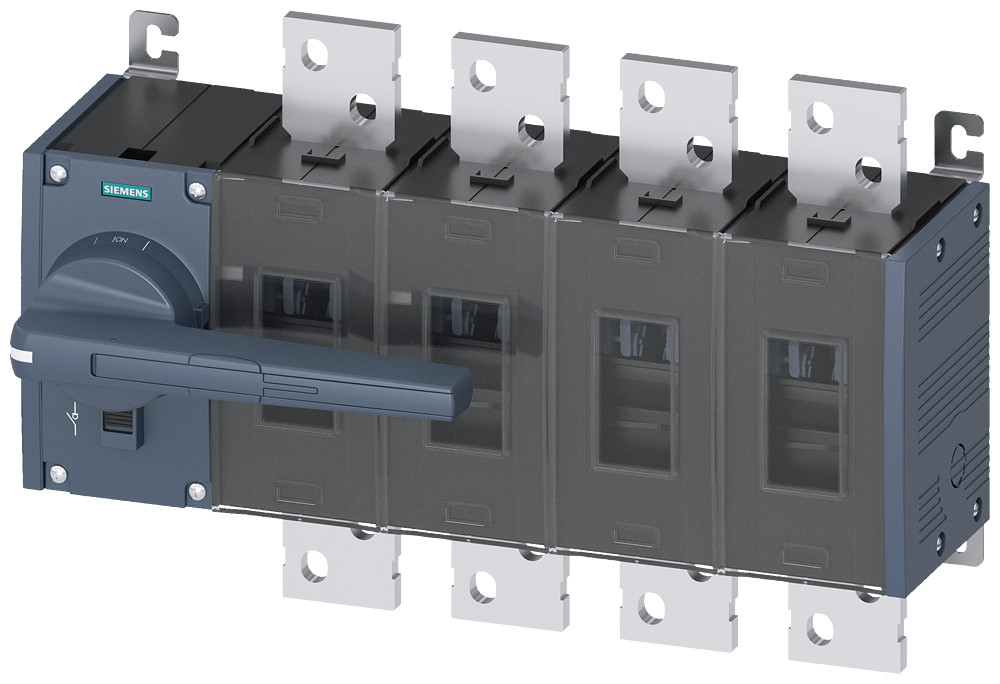 Siemens SENTRON 3KD5 Lastscheidingsschakelaar 2000 A, uitv. 5, 4-polig frontaandrijving lin