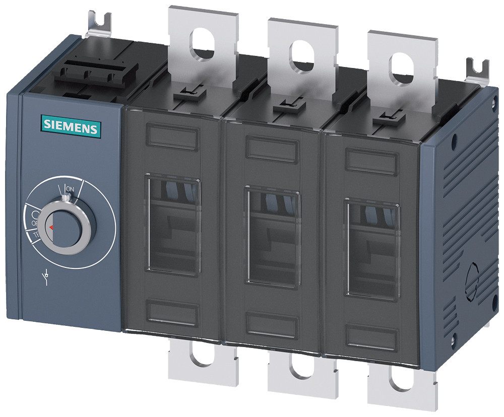 Siemens 3KD Switch disconnector, switch, size: 3, 3-pole, iu: 400 A, ue ac: 69 Siemens 3KD Switch disconnector, switch, size: 3, 3-pole, iu: 400 A, ue ac: 69