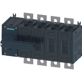 Siemens 3KD Switch disconnector, switch, size: 3, 4-pole, iu: 400 A, ue ac: 69 Siemens 3KD Switch disconnector, switch, size: 3, 4-pole, iu: 400 A, ue ac: 69