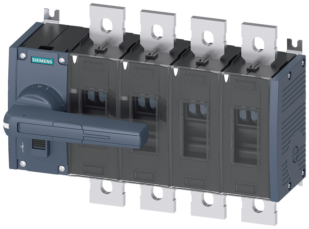 Siemens 3KD Switch disconnector, switch, size: 4, 4-pole, iu: 500 A, ue ac: 69 Siemens 3KD Switch disconnector, switch, size: 4, 4-pole, iu: 500 A, ue ac: 69