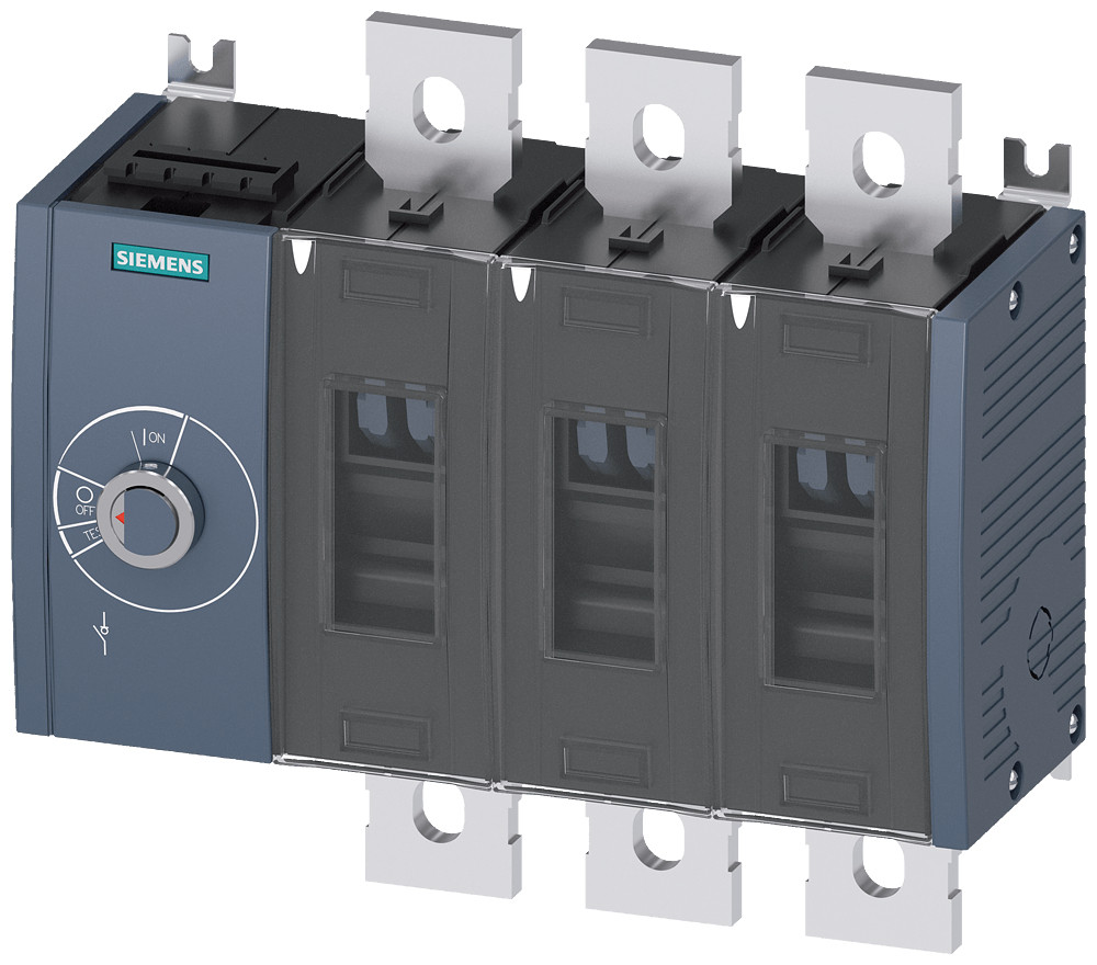 Siemens 3KD Switch disconnector, switch, size: 4, 3-pole, iu: 630 A, ue ac: 69 Siemens 3KD Switch disconnector, switch, size: 4, 3-pole, iu: 630 A, ue ac: 69
