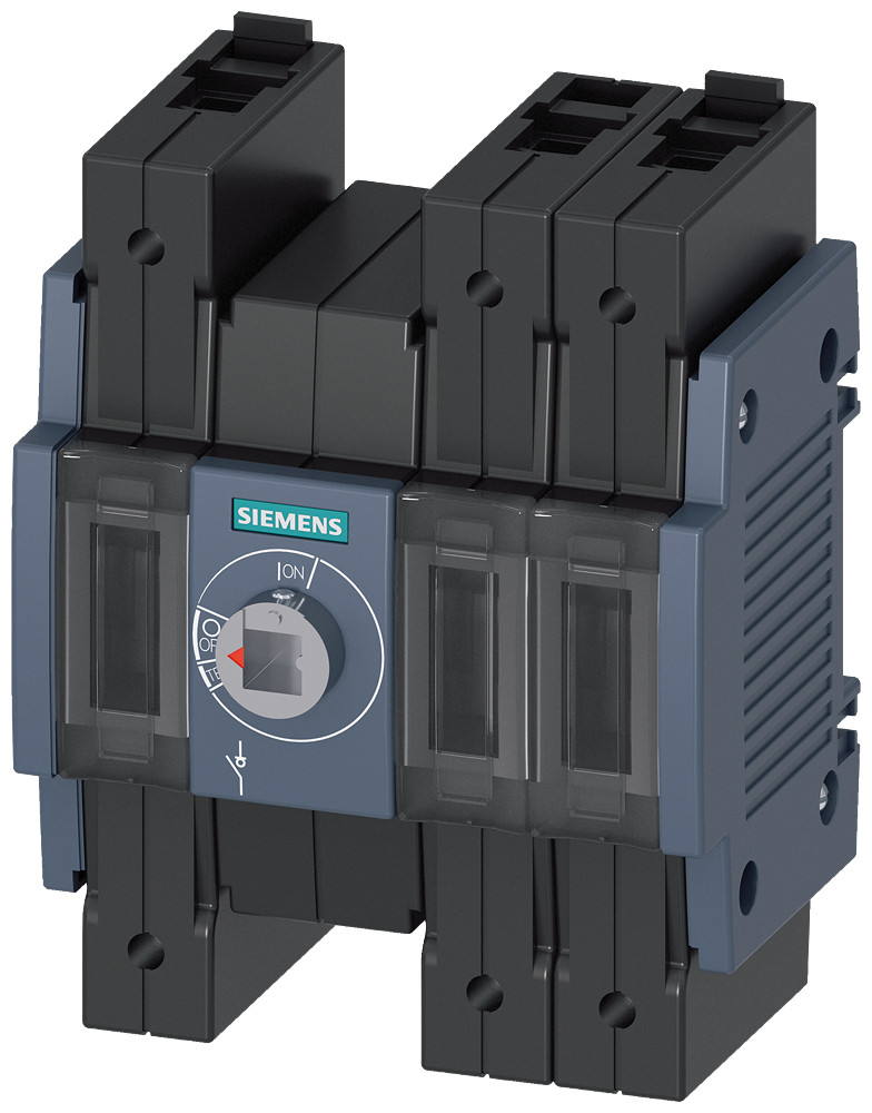 Siemens SENTRON 3KD2 Lastscheidingsschakelaar 80 A, uitv. 1, 3-polig frontaandrijving gecen