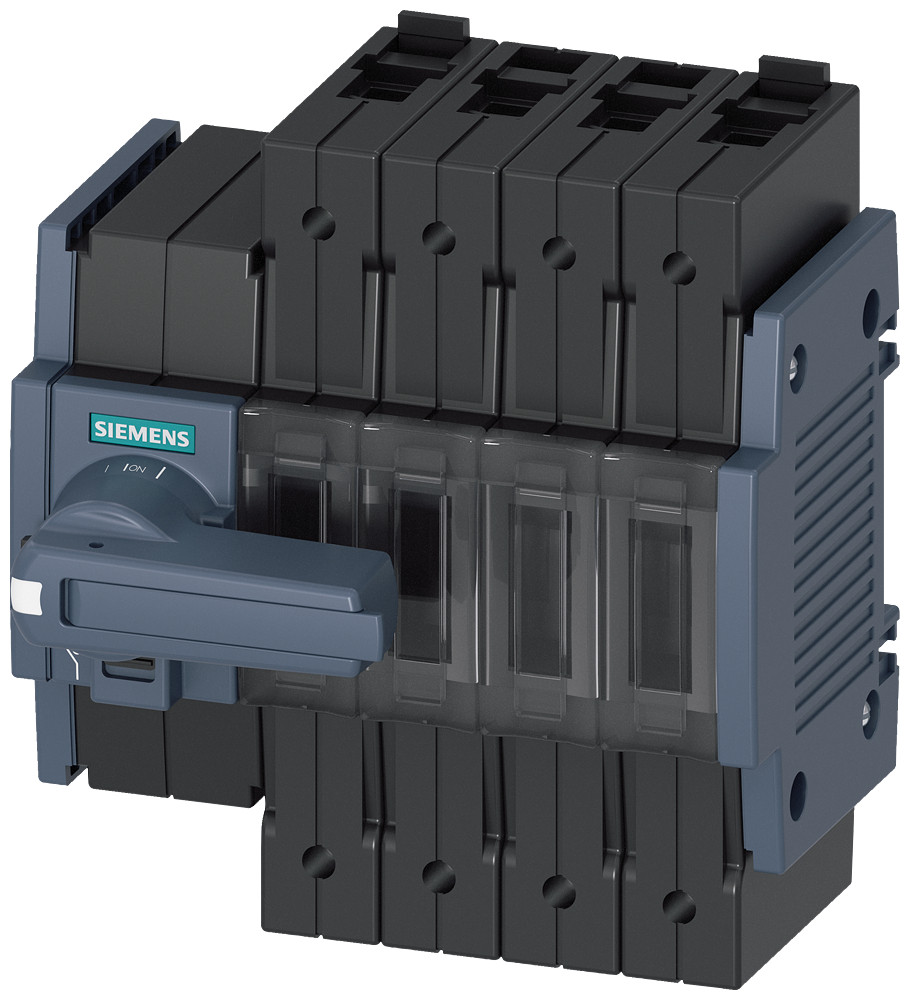Siemens SENTRON 3KD2 Lastscheidingsschakelaar 80 A, uitv. 1, 4-polig frontaandrijving links