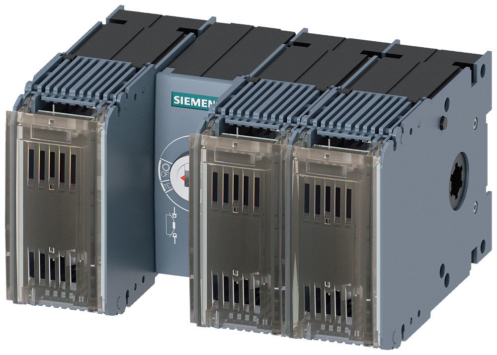 Siemens SENTRON 3KF2 Lastscheiderschakelaar Met zekering 125a, bouwgrootte 2, 3-polig voor