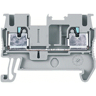 Siemens 8WH6000 verbindingsrijgklem 4MM² eendr. 2,5MM² meerdr. grijs