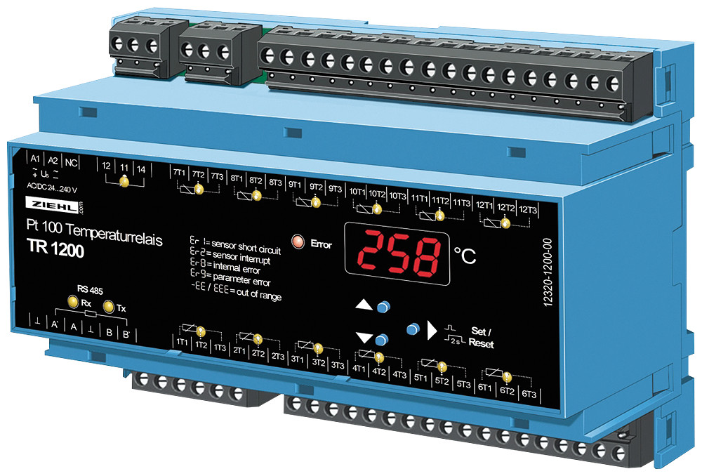 Siemens Thermobox TR1200 decentraal invoerapparaat voor 12 RTD-aansluitingen P