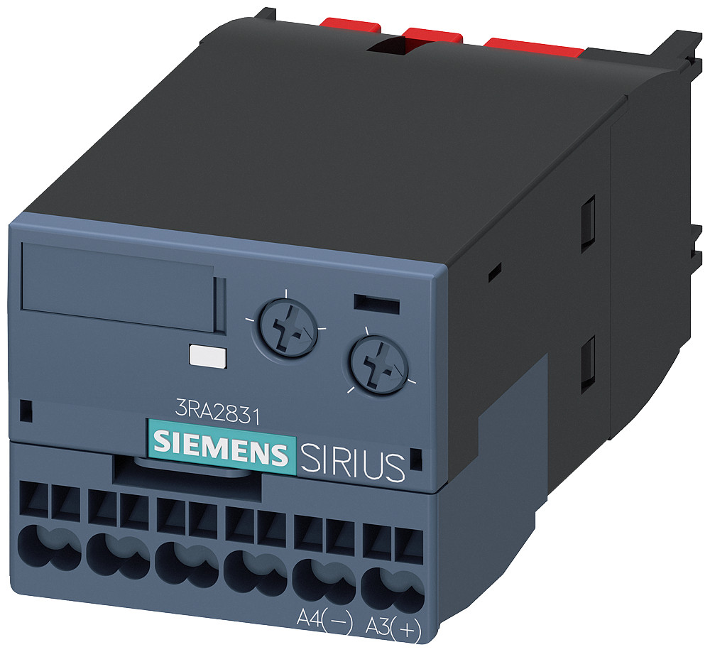 Siemens SIRIUS 3RA28 Tijdrelais, met halfgeleideruitgang ac/DC 24-90 V tijdspanne 0,05-100