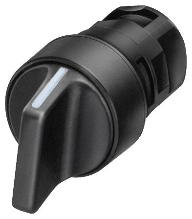 Siemens Toggle Switch, 16 MM, round plastic, black