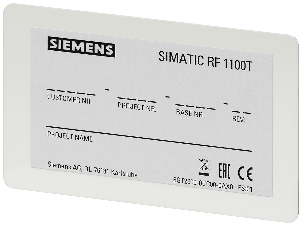 Siemens Transponder RF1100T for the configuration of all RF1000 readers