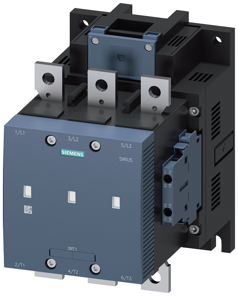Siemens SIRIUS 3RT12 Vacuümcontactor, ac-3e, 300 A/160 KW/400 V, 3-polig, ac/DC 500-550 V,