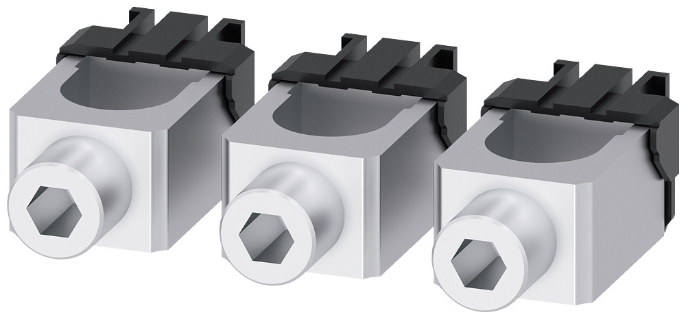 Siemens SENTRON 3VA9 Aansluitklem Voor ronde kabel 3 stuks toebehoren voor: 3va5 250