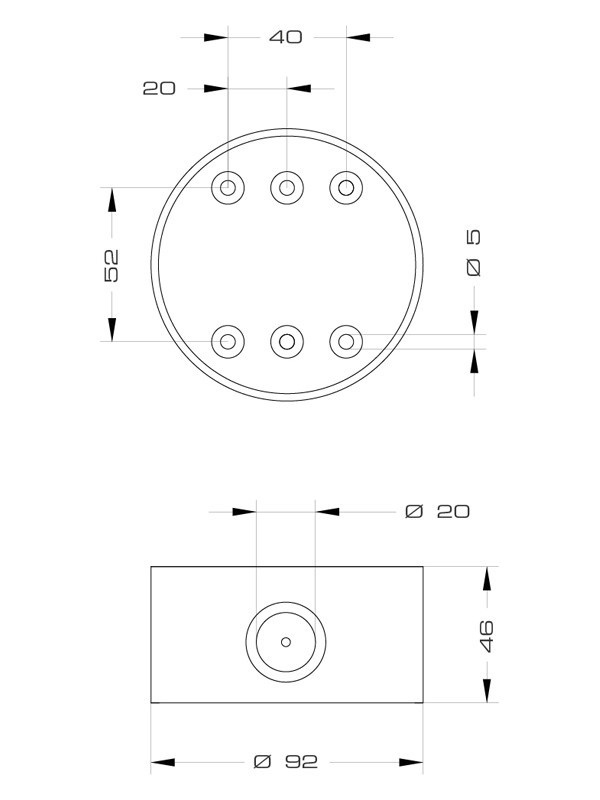 Sirena BASE Base LT deep V12/24dac RD
