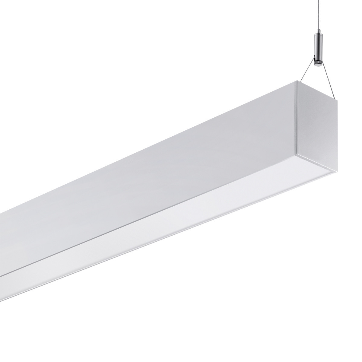 SL787+PL L 11 S/A 830 grijs opaal-led-pendelarmatuur 3000K 12W statisc