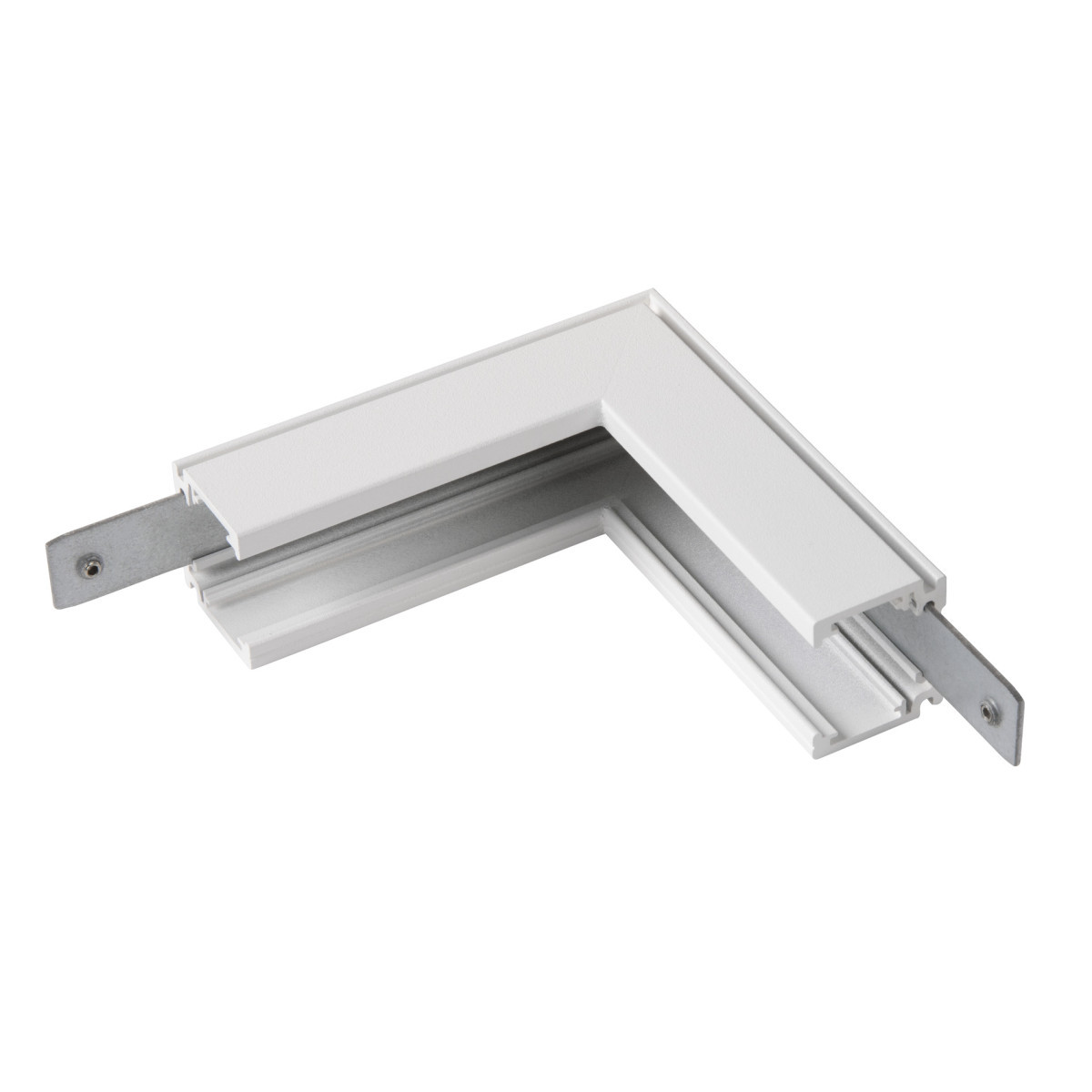 SLV 48V SYSTEM L-Verbinder mechanisch, 48V track, voor opbouwrail standaard, stereo,