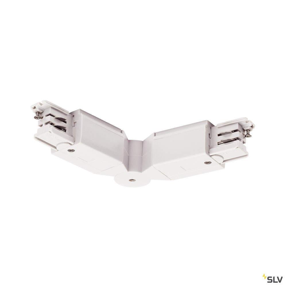 SLV S-TRACK SYSTEM Flexibel Verbindingsdeel voor S-track 3-fasen rail, verkeerswit