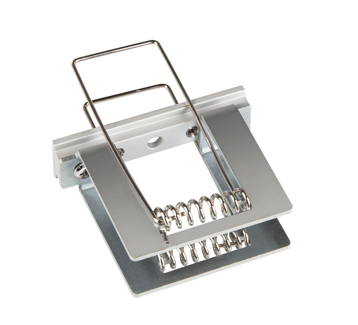 SLV GRAZIA Grazia 20 montageveer, chroom / aluminium, 2 stuks
