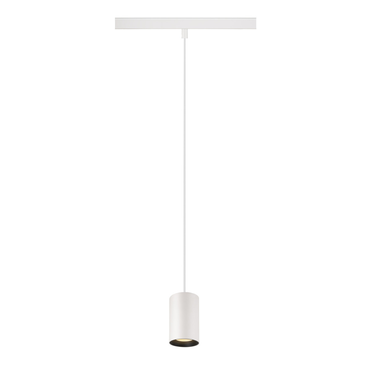 SLV 48V SYSTEM Numinos® XS 48V track dali, pendelarmatuur, wit/zwart, 8,7W, 670LM, 30