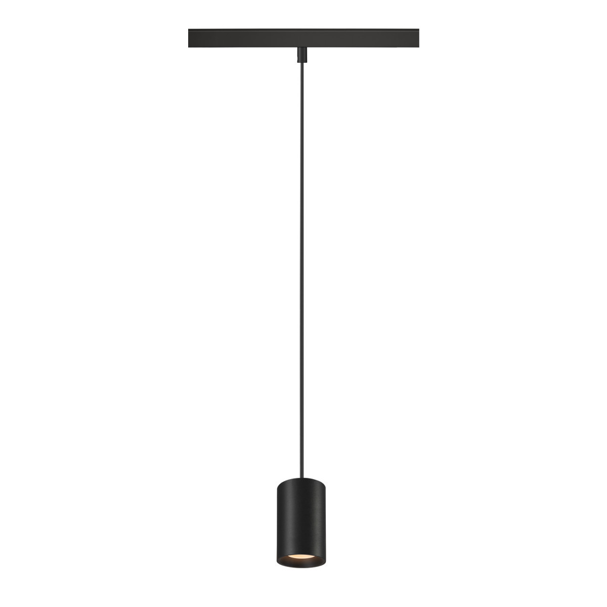 SLV 48V SYSTEM Numinos® XS 48V track dali, pendelarmatuur, zwart/zwart, 8,7W, 640LM,