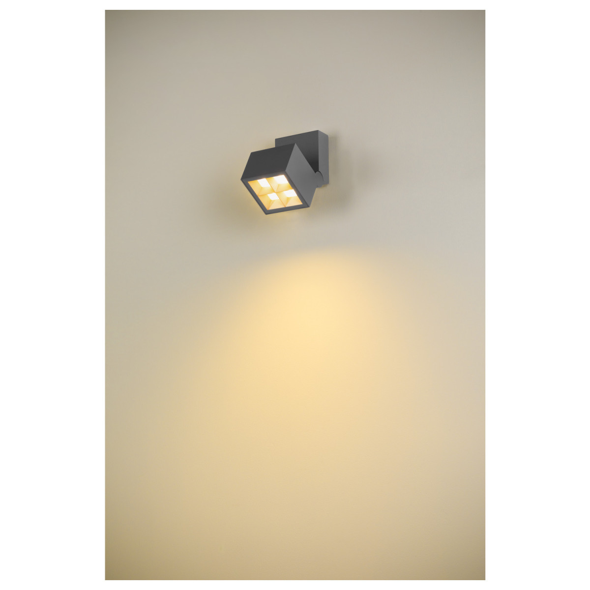 SLV CUBE S-Cube, wand- en plafondopbouwarmatuur, 2700/3000K, 15 W, phase, 80°,