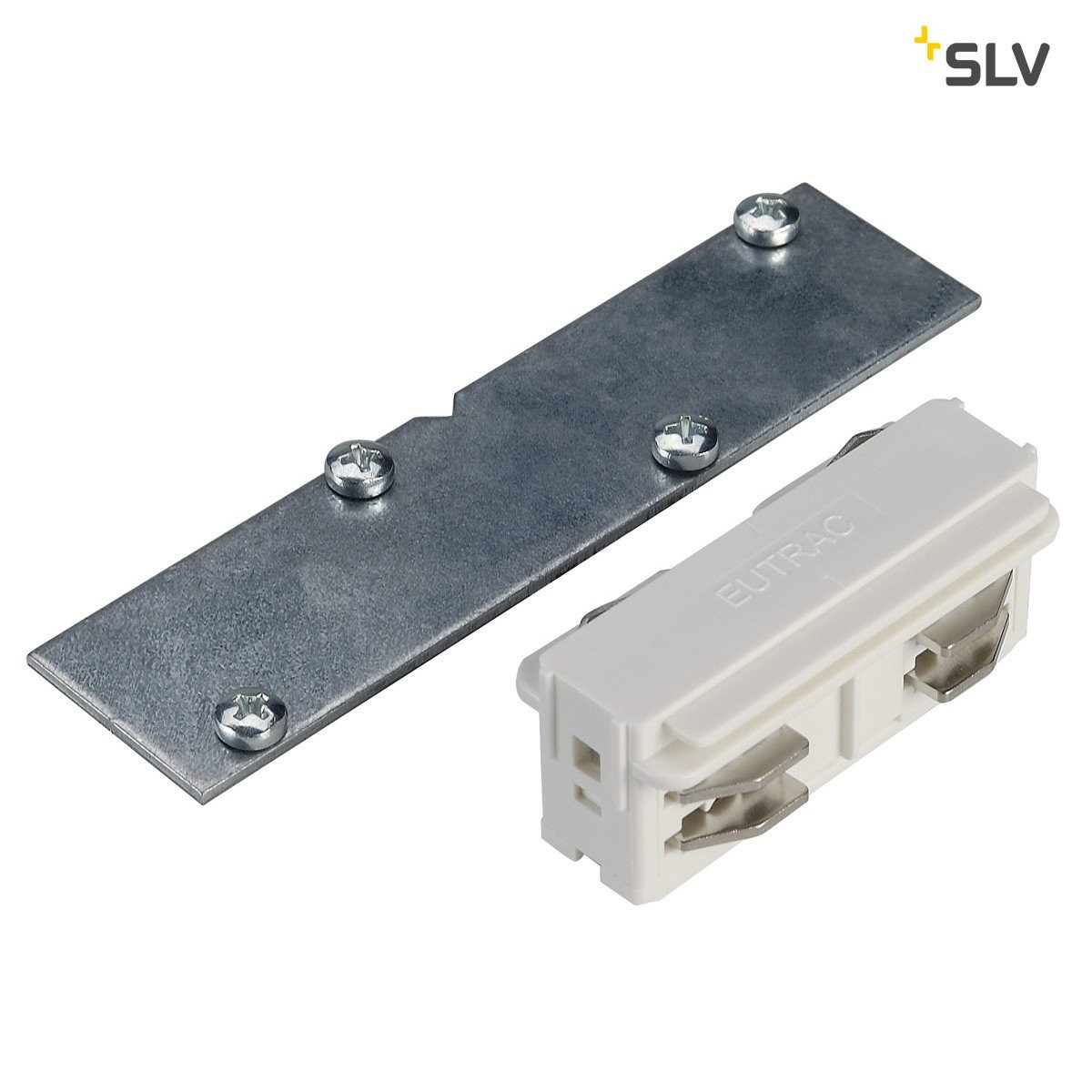 SLV 3-fase rail doorverbinder voor inbouwrail 3-ader 1MM2 wit