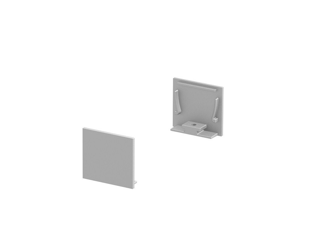 SLV Grazia toebehoor verlichting opbouwprofiel 2 stuks aluminium aluminium