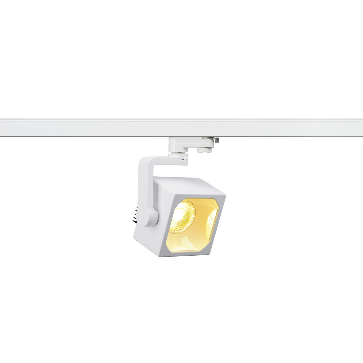 SLV EURO CUBE Euro Cube spot, wit, 60°, 3000K, cri90, incl. 3-fase adapter
