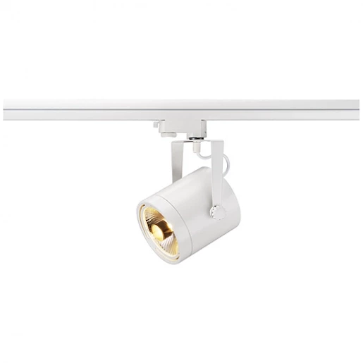 SLV EURO SPOT Euro Spot es111, rond, wit, gu10, max. 75W, incl. 3-fase adapter