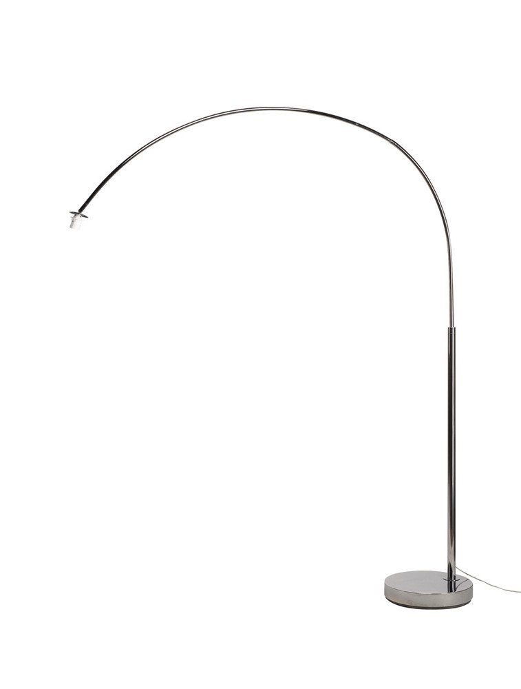 SLV Vloerlamp boogbasis gloeilamp chroom