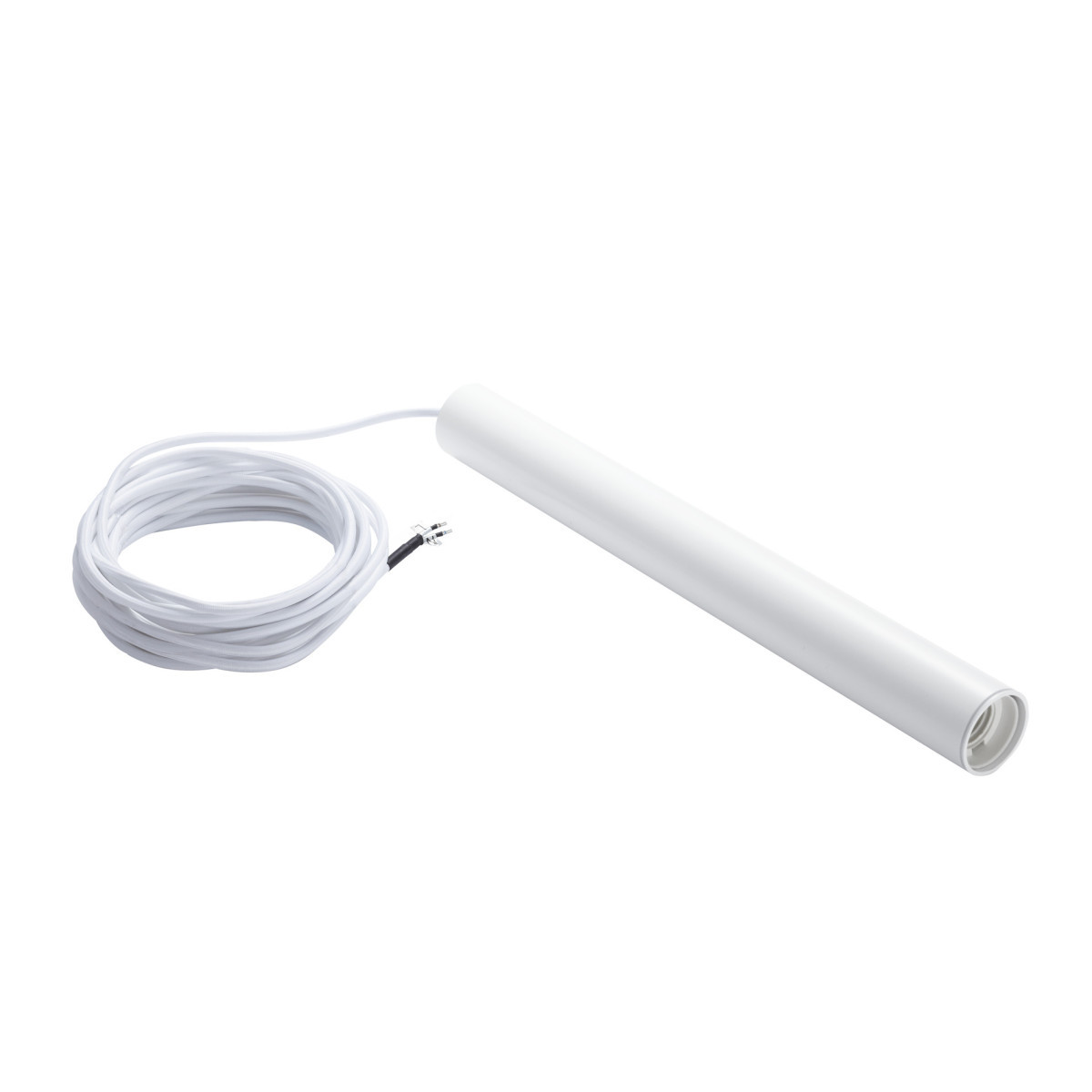 SLV FITU Fitu PD e27, hanglamp voor binnen, wit, 5 M kabel met open kabeleinde