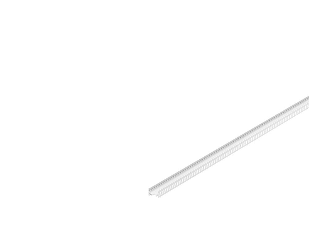 SLV Grazia inbouwprofiel led plat geribbeld wit aluminium